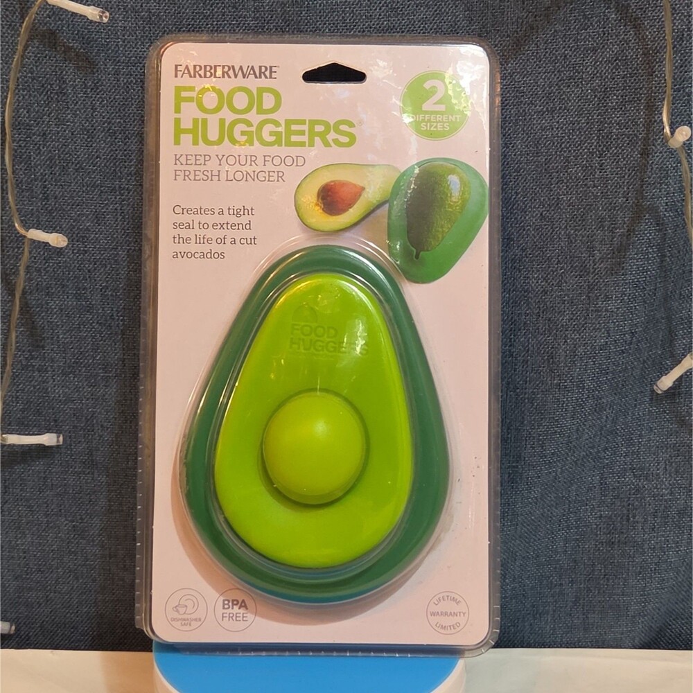 Farberware Food Huggers Silicone Avocado Saver 2-Pack BPA-Free